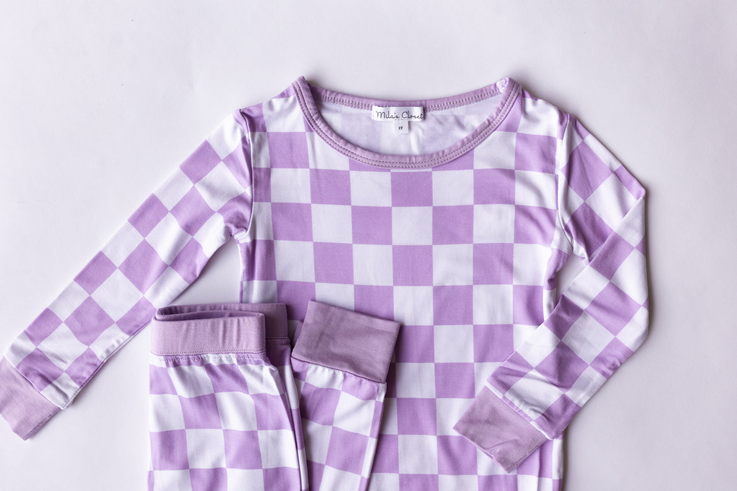 Purple Checkered Pajamas