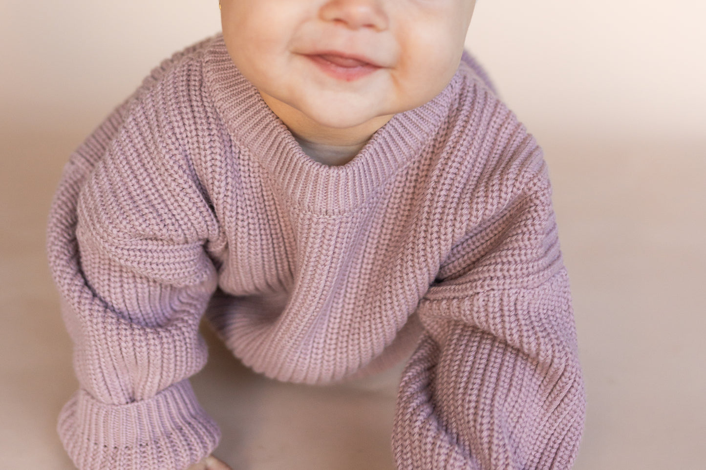 Ash Purple Cozy Knit