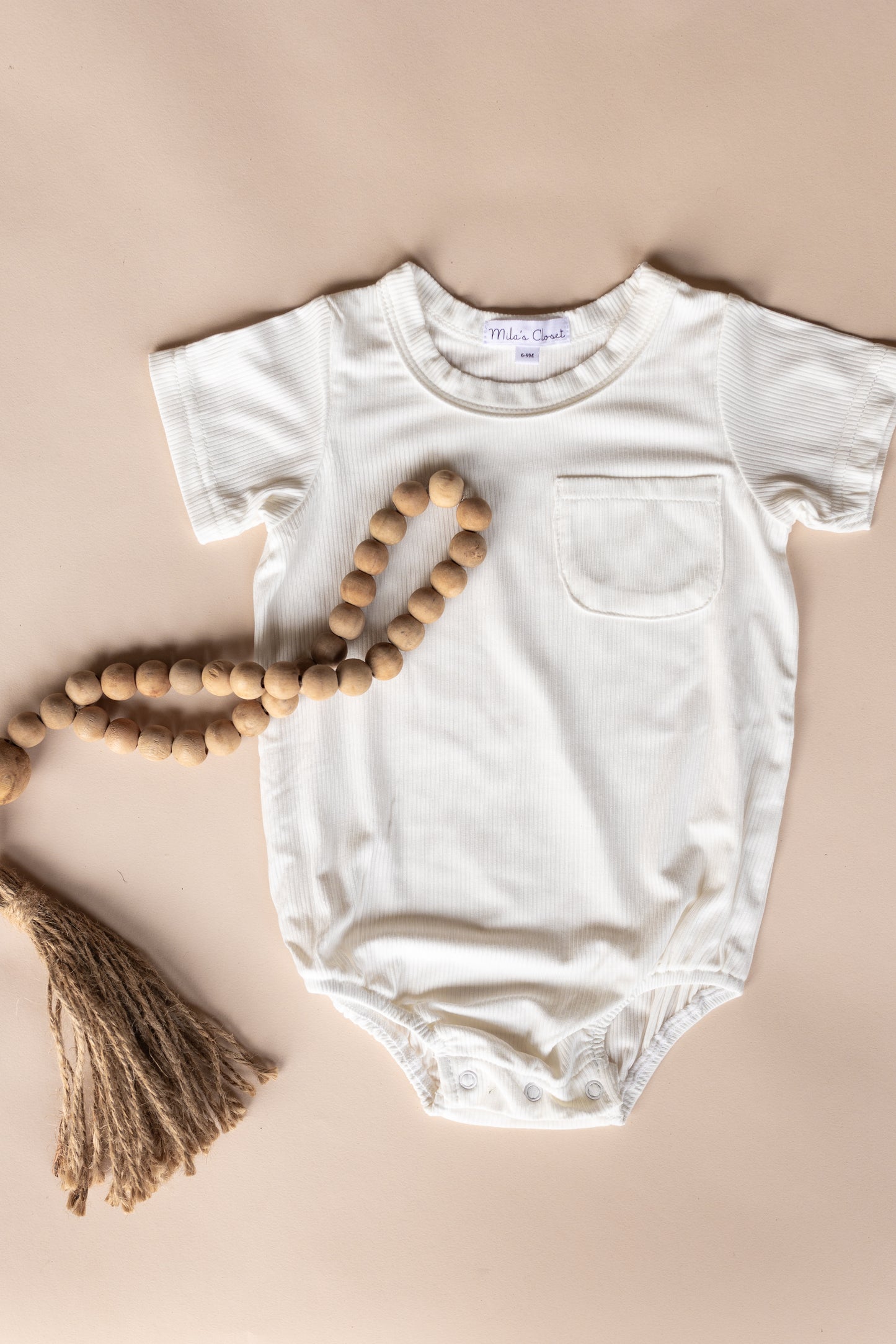 Ribbed T-shirt Bodysuit
