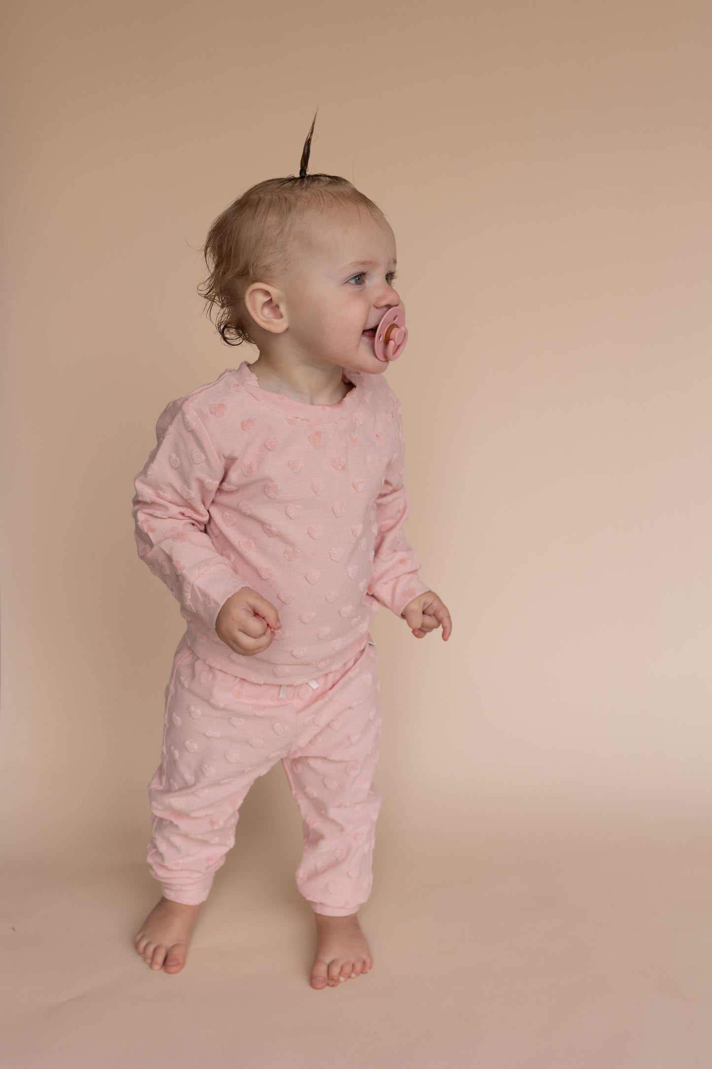 Pink Hearts Lounge Set