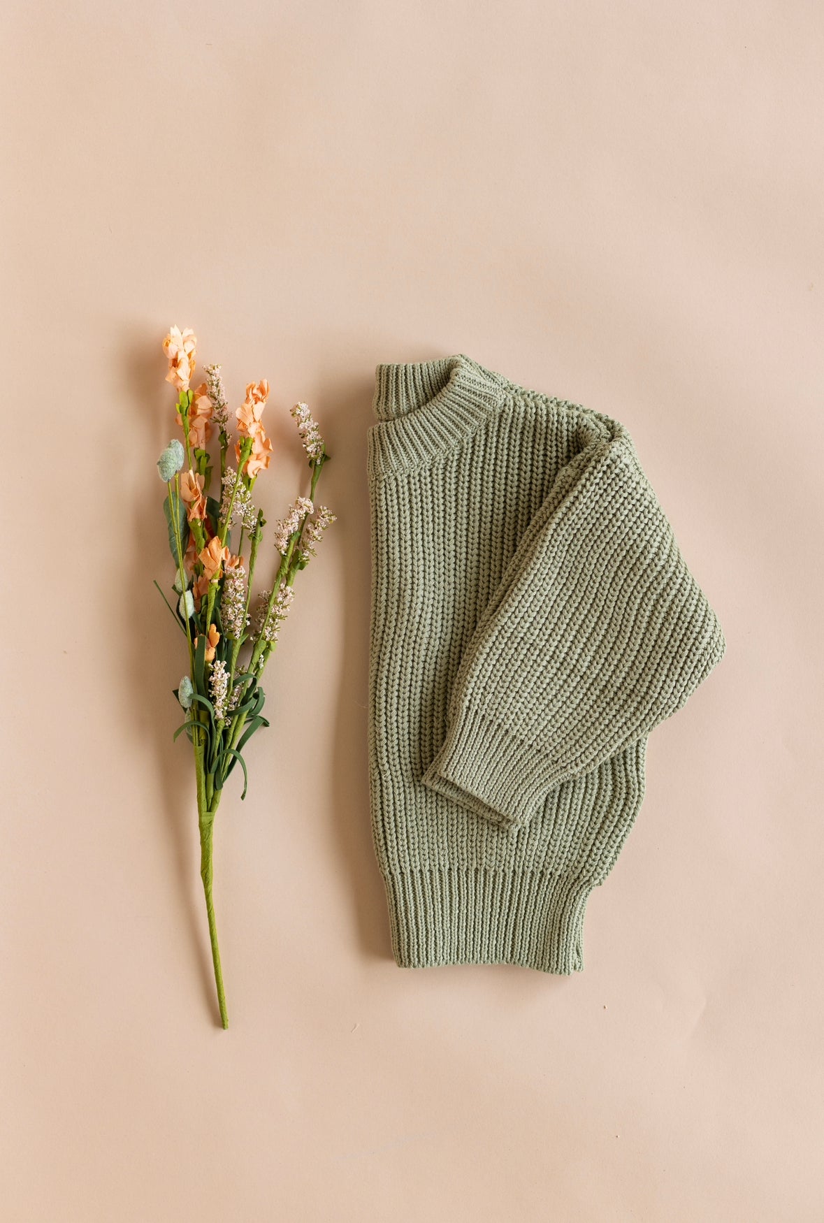 Olive Soft Knit Sweater