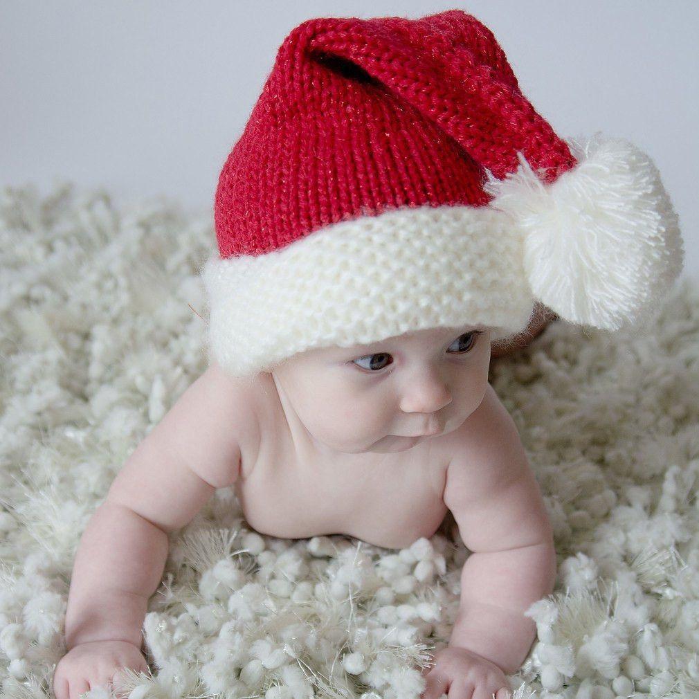 Santa Red Sparkle Stocking Hat
