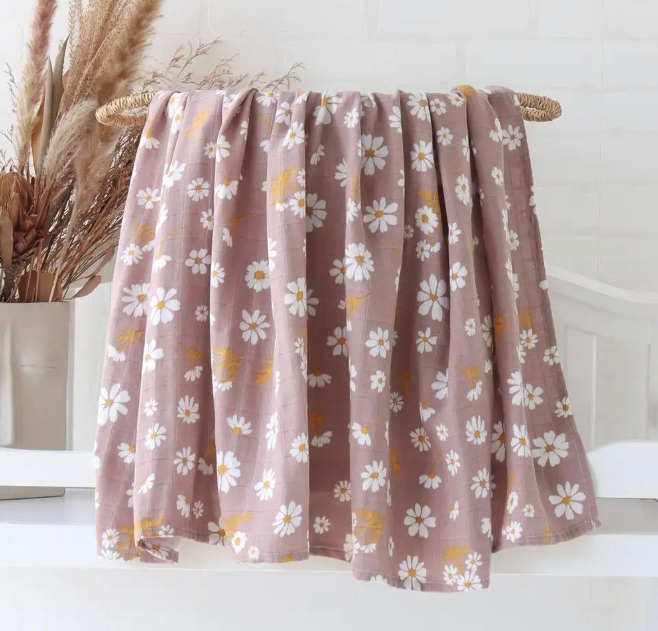 Daisy Muslin Swaddle
