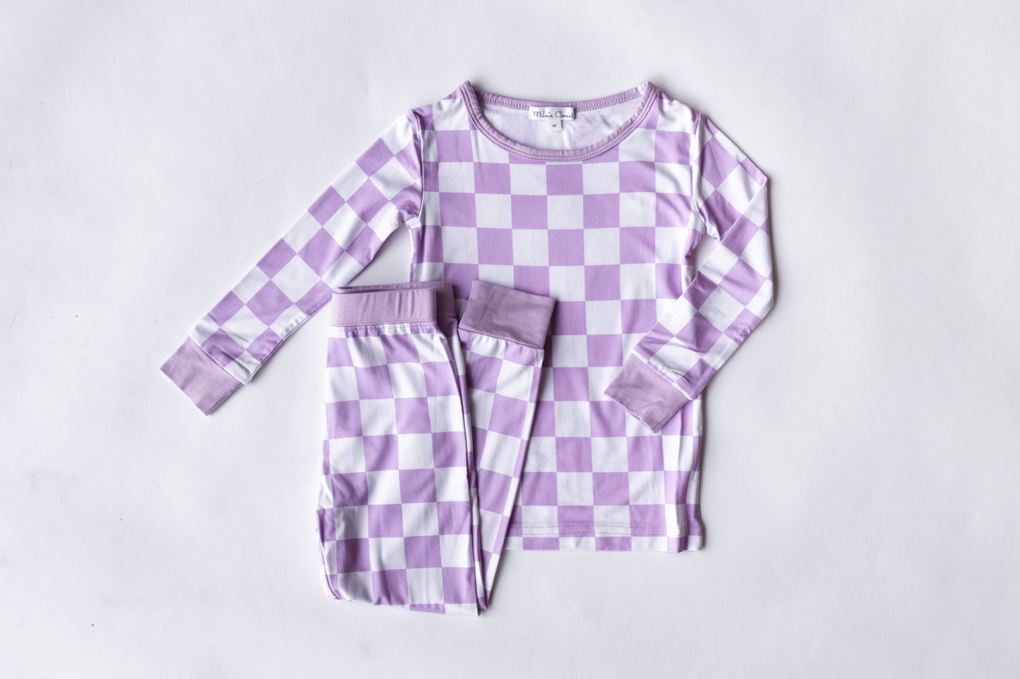 Purple Checkered Pajamas