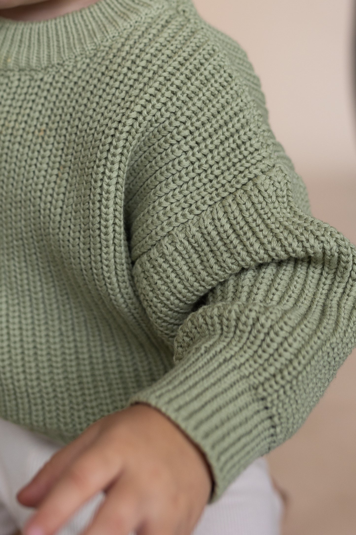 Olive Soft Knit Sweater