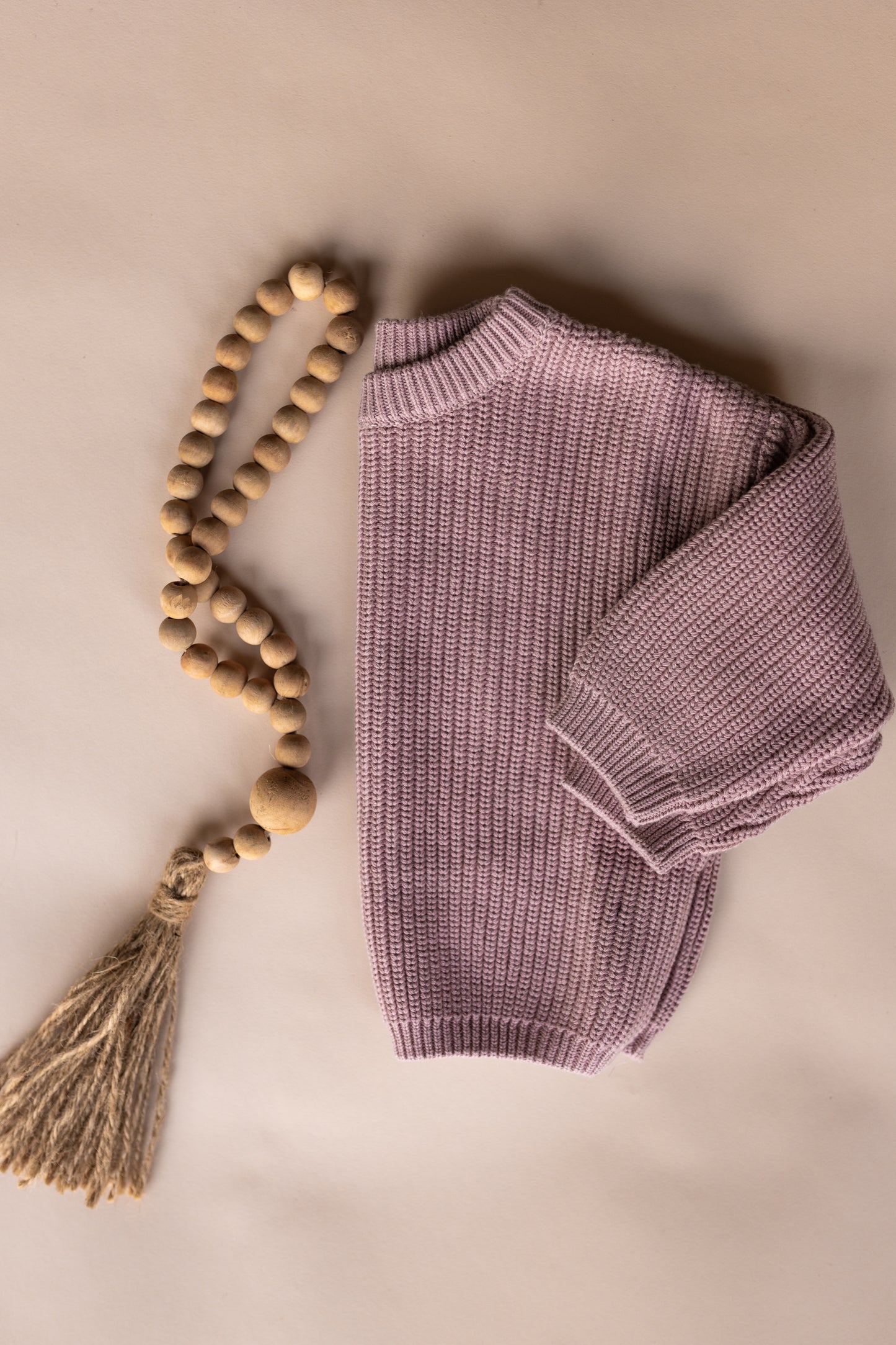 Ash Purple Cozy Knit